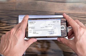 Mobile Check Deposit using Smartphone