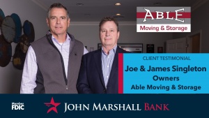 Joe and James Singleton of Able Moving and Storage Testimonial