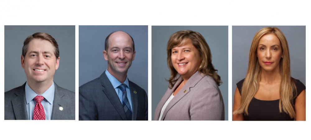 Executive Leadership Promotions - Andrew Peden Jason McDonough Kelly Bell Sheila Yosufy