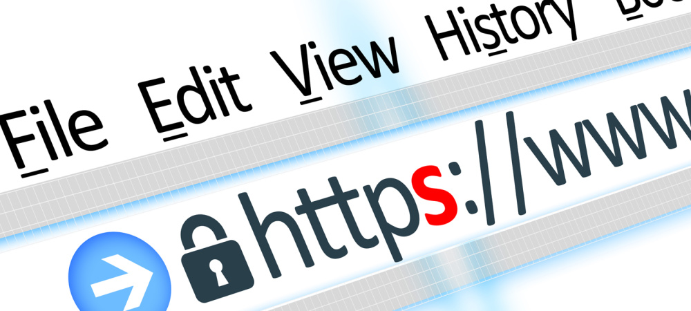 secure URL using https://www...