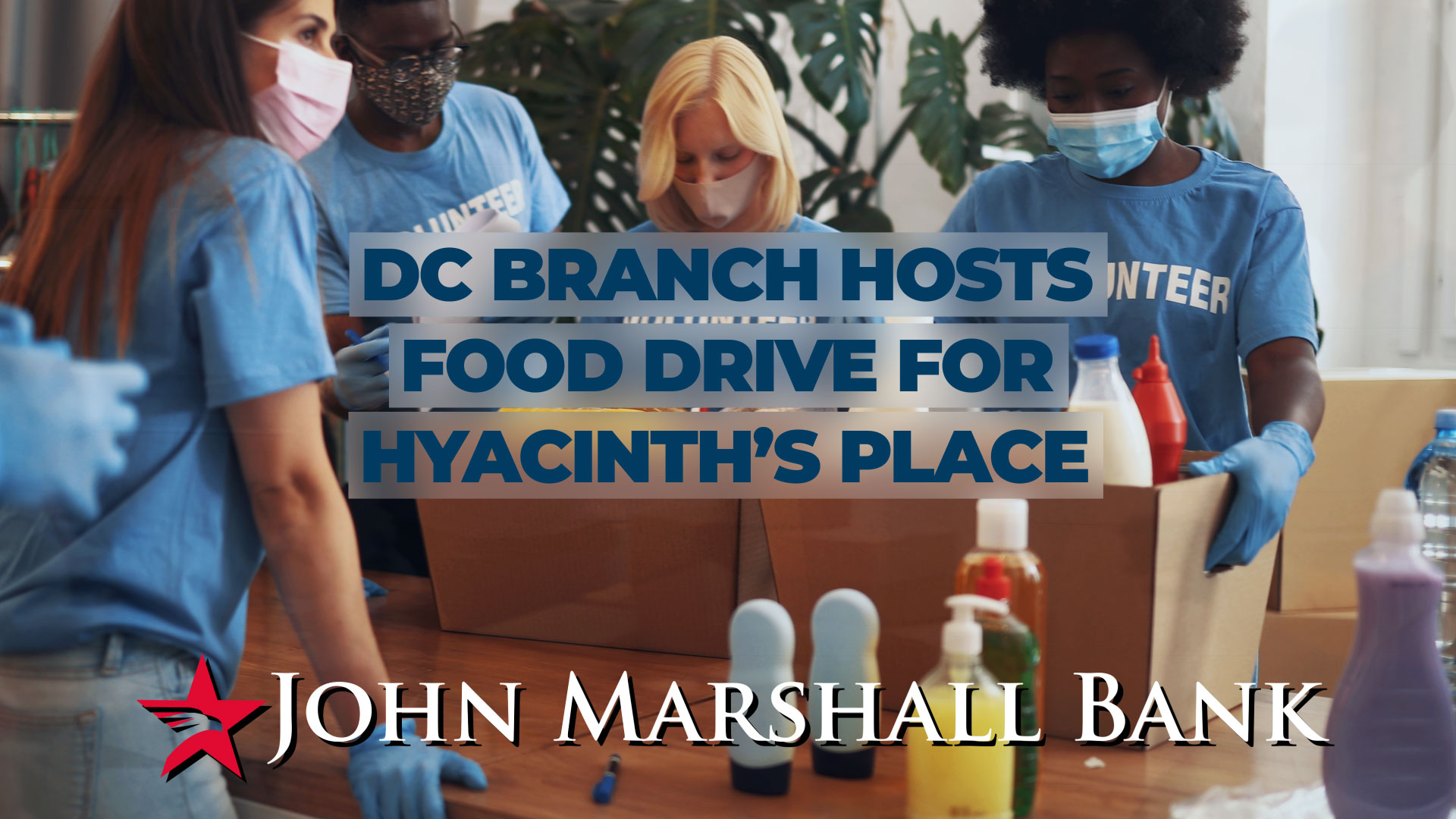 JMB's DC Branch Holds a Food Drive for Hyacinth's Place