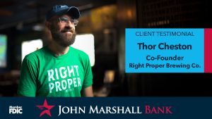 Client Video Testimonial of Right Proper Brewing Company with Co-Founder Thor Cheston