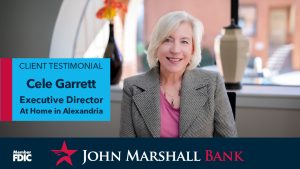 Client Video Testimonial of Cele Garrett Executive Director of At Home in Alexandria