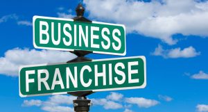 Business Franchise street sign