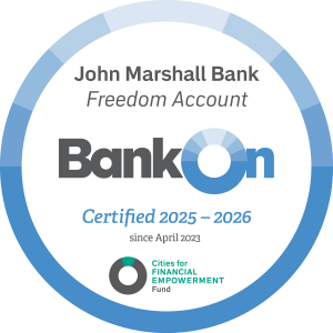 John Marshall Bank's Freedom Checking Account Meets the Bank On National Account Standards